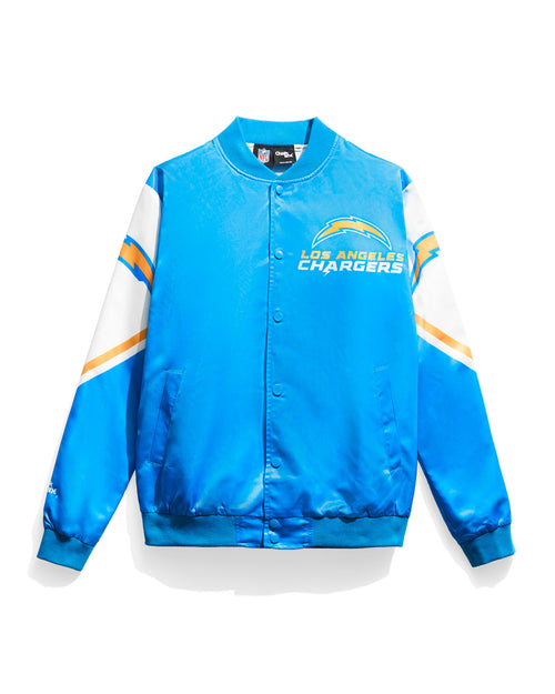 Los Angeles Chargers Bomber Satin Jacket