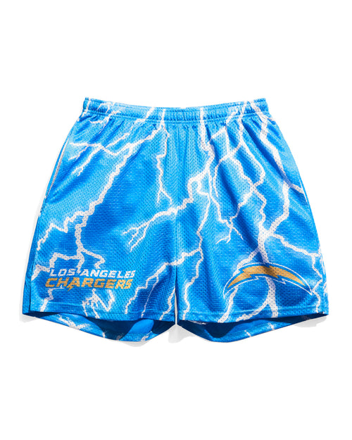 Los Angeles Chargers Lightning Retro Shorts