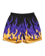 Los Angeles Lakers Flame Shorts