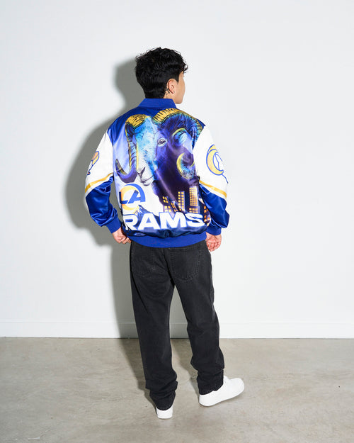 Los Angeles Chargers Fanimation Satin Jacket L