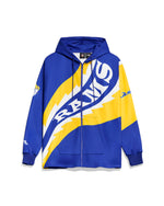 Los Angeles Rams Saw Blade Zip Up Hoodie