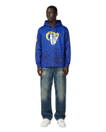 Los Angeles Rams & X-Men Comic Zip Up Hoodie