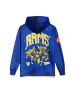Los Angeles Rams & X-Men Comic Zip Up Hoodie