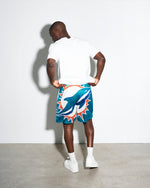 Miami Dolphins Big Logo Retro Shorts