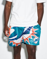 Miami Dolphins Big Logo Retro Shorts