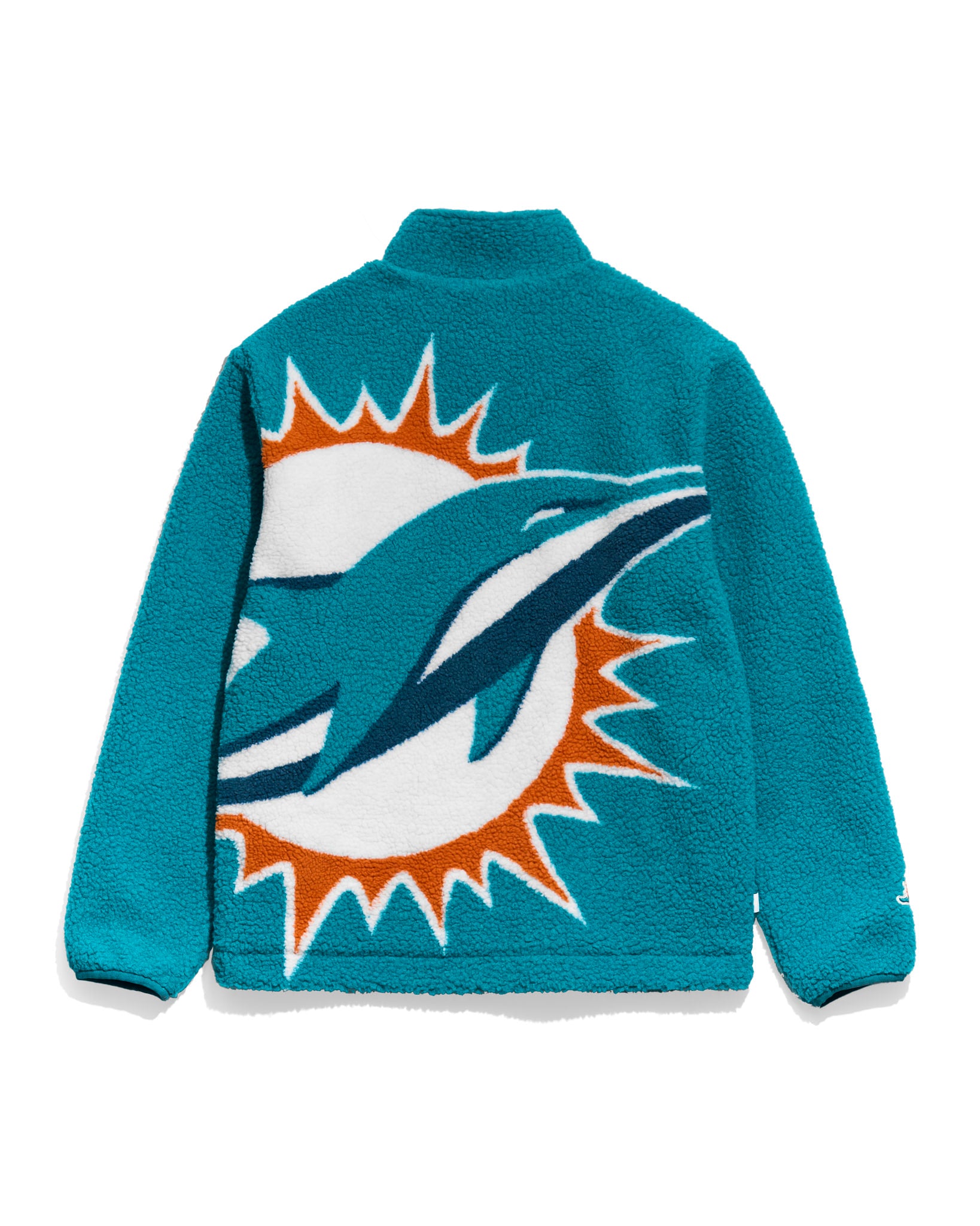 Miami Dolphins Big Logo Sherpa Jacket