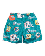 Miami Dolphins Classic & SpongeBob SquarePants Retro Shorts