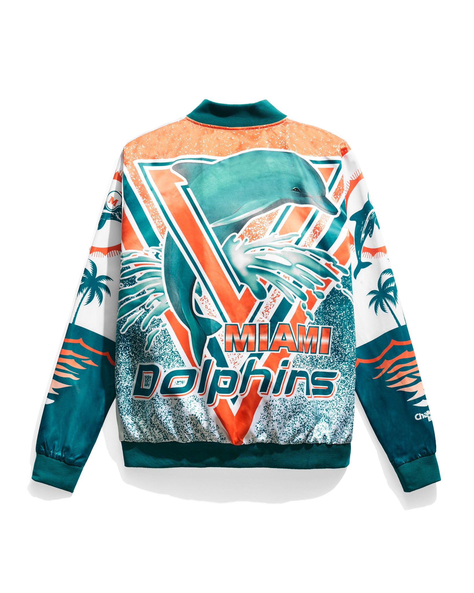 Miami Dolphins Fanimation Satin Jacket L