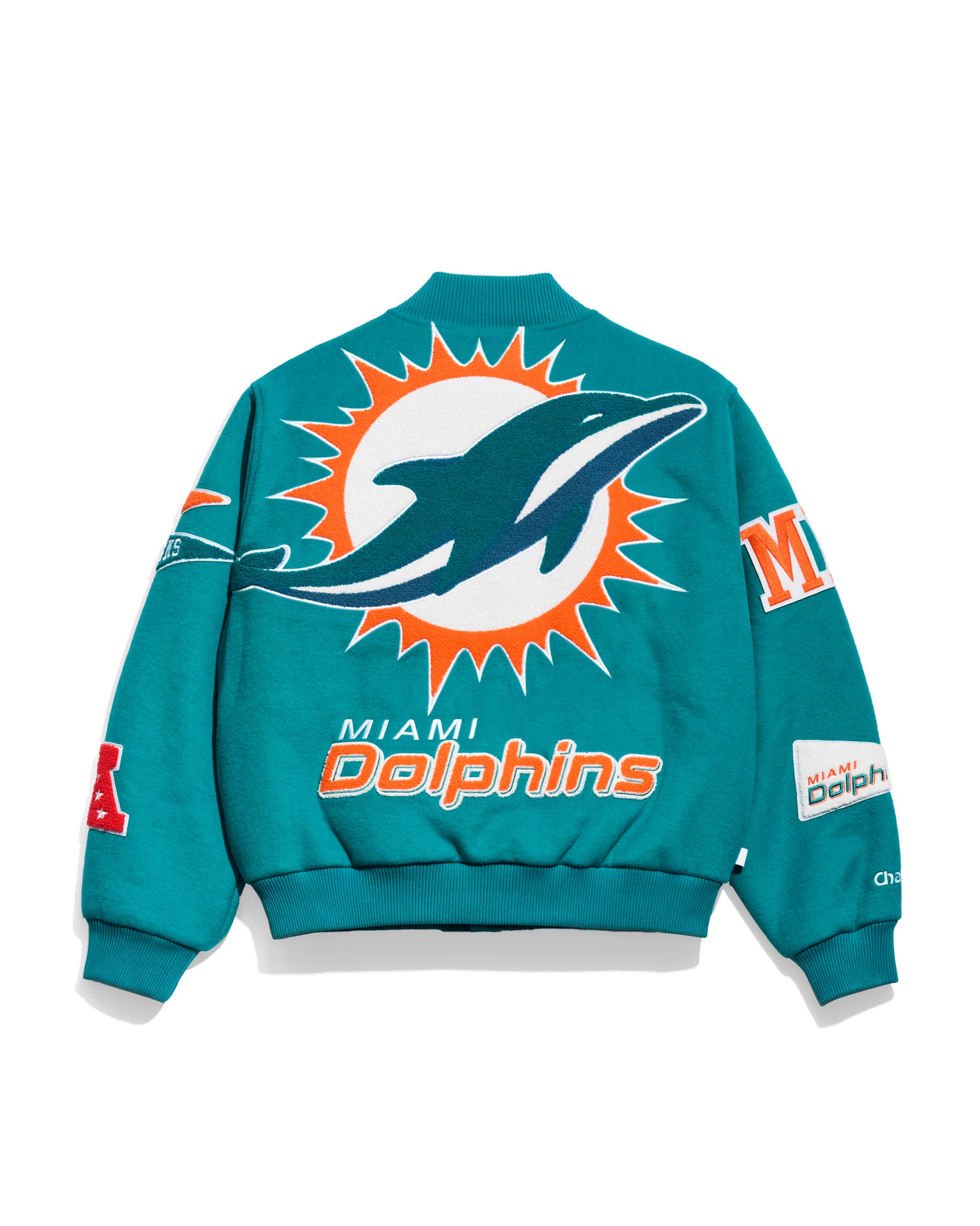 Miami Dolphins Pennant Varsity Jacket