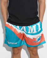 Miami Dolphins Saw Blade Retro Shorts