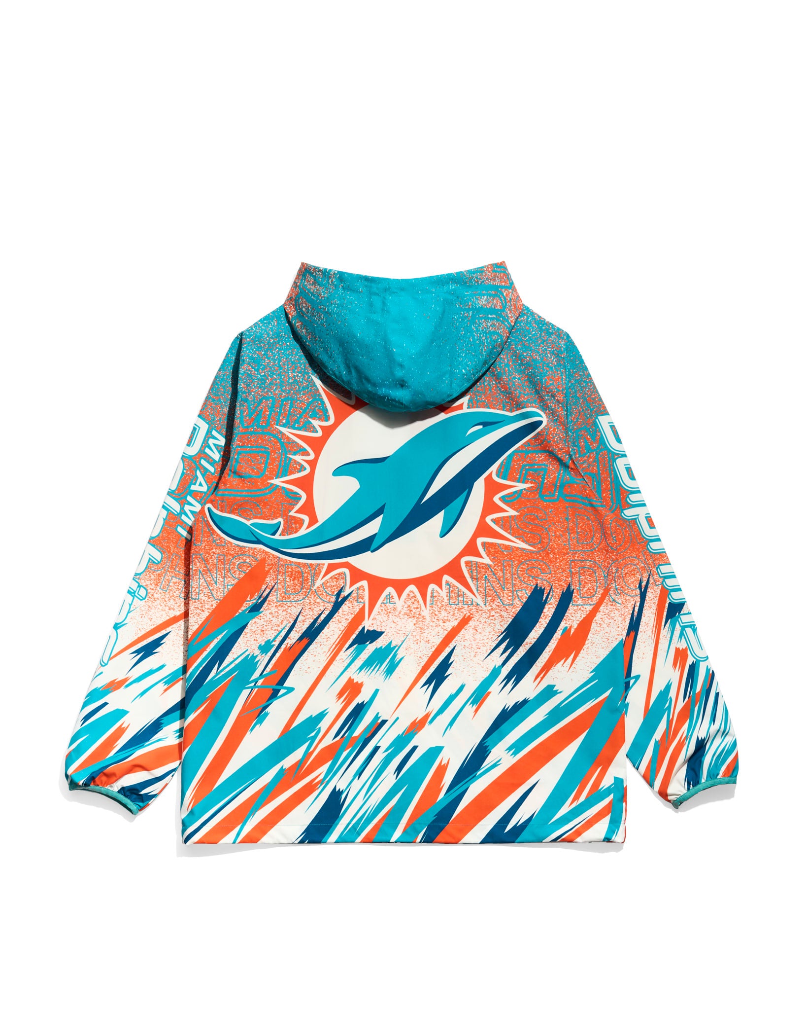 Miami Dolphins Sketch Anorak Jacket