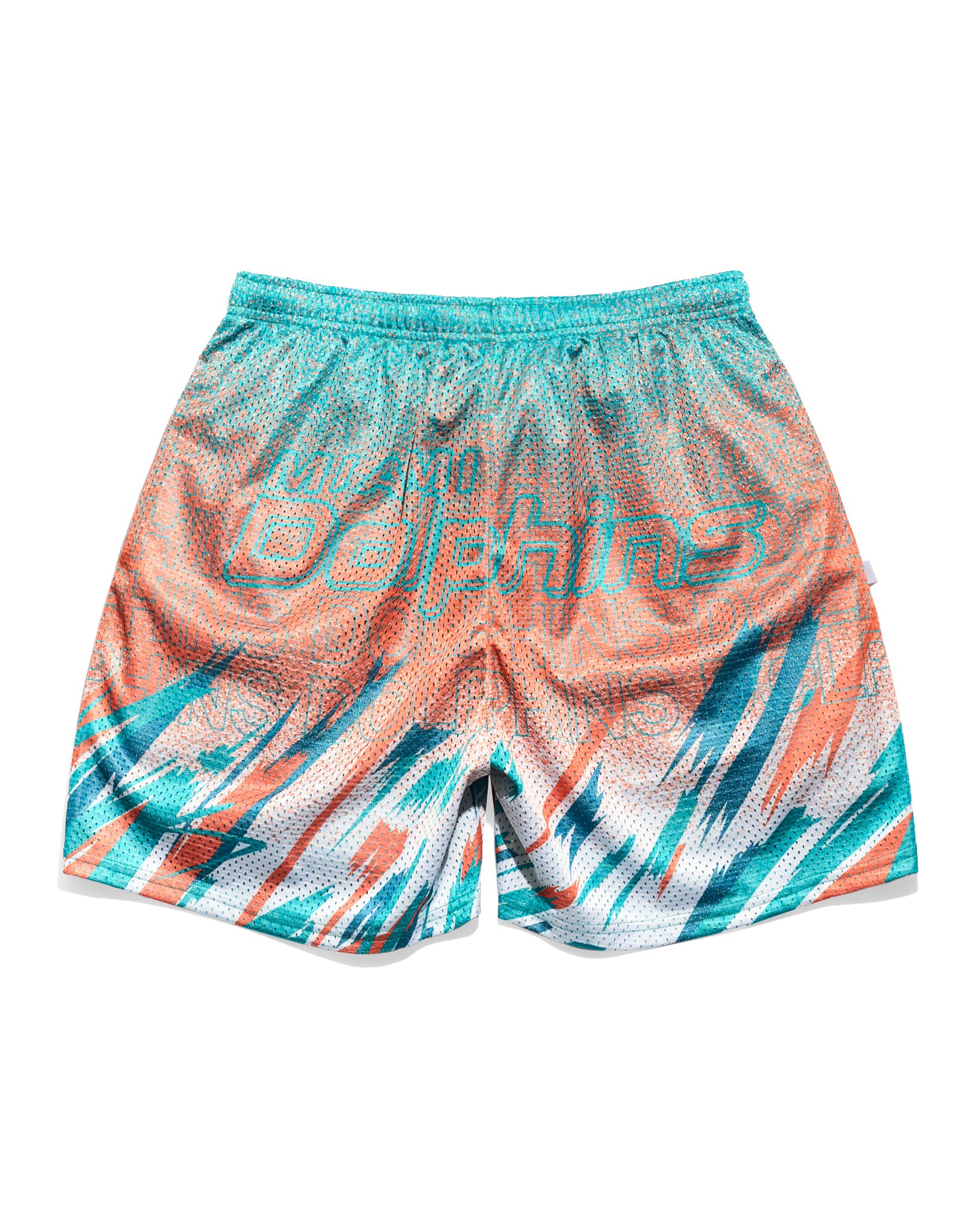 Miami Dolphins Sketch Retro Shorts