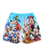 Mickey and Friends Blue Retro Shorts