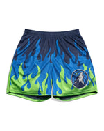 Minnesota Timberwolves Flame Shorts
