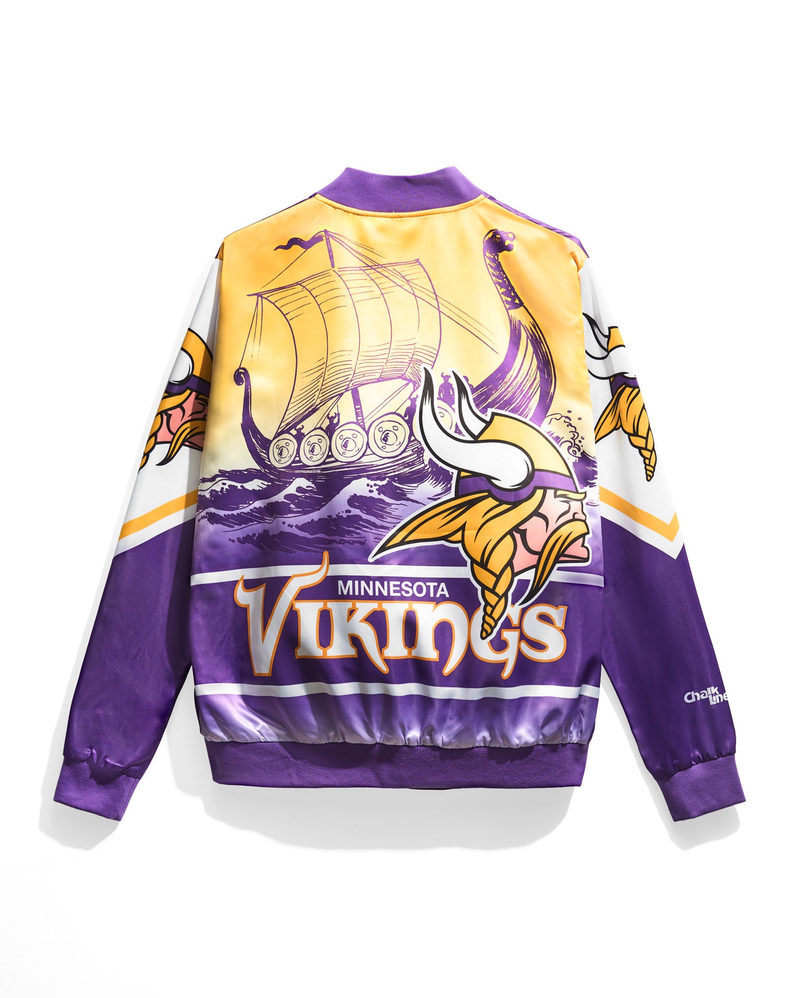 Minnesota Vikings Fanimation Satin Jacket