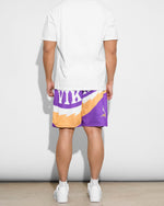 Minnesota Vikings Saw Blade Retro Shorts