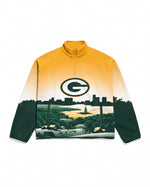 Green Bay Packers Landscape Quarter Zip Microfleece Pullover