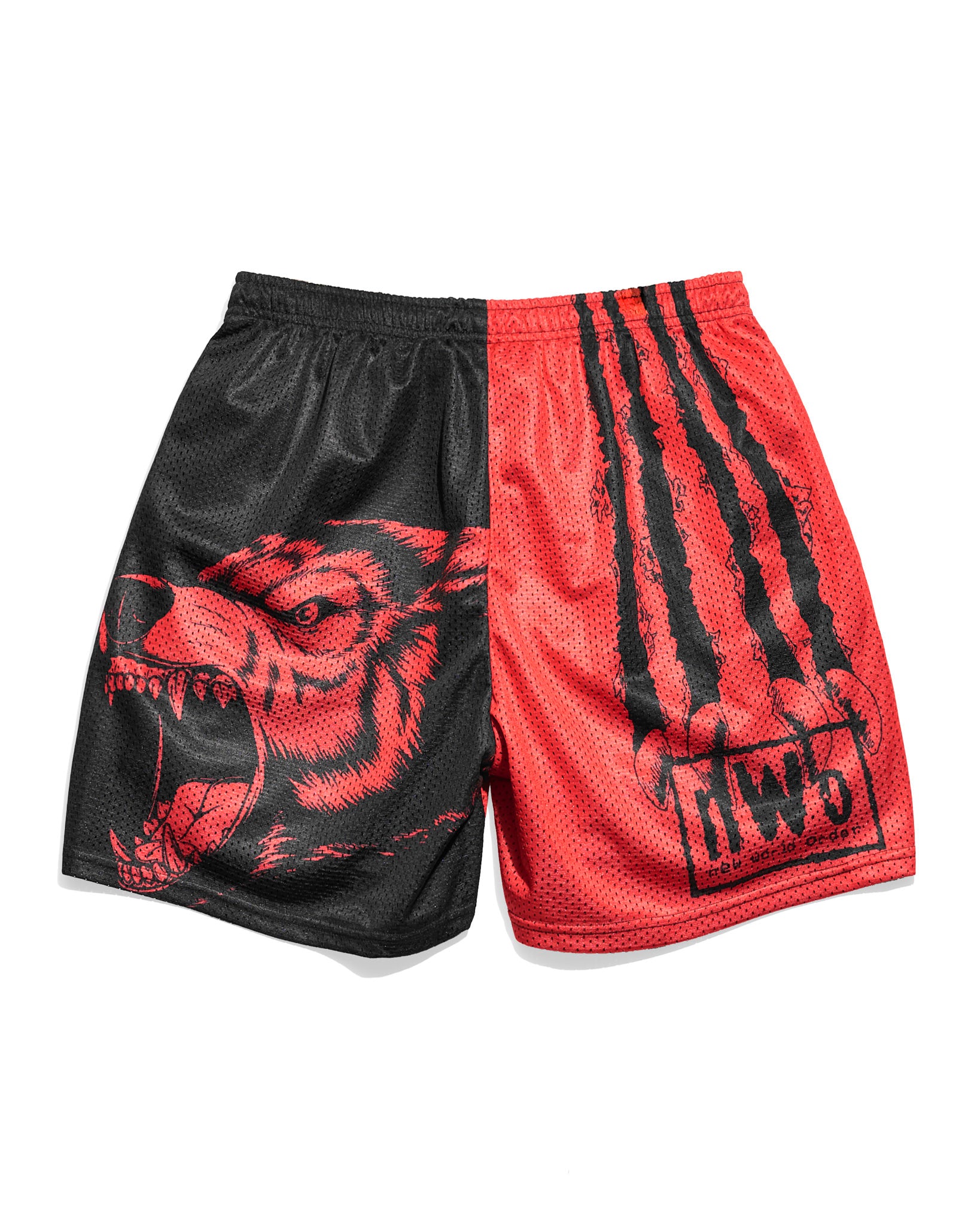 NWO Wolfpac Run With the Pac Retro Shorts