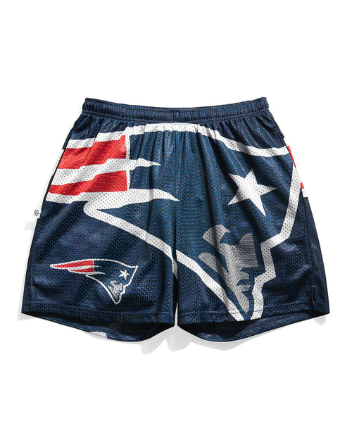 New England Patriots Big Logo Retro Shorts