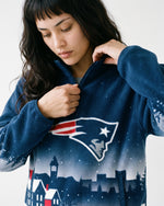 New England Patriots Landscape Quarter Zip Microfleece Pullover