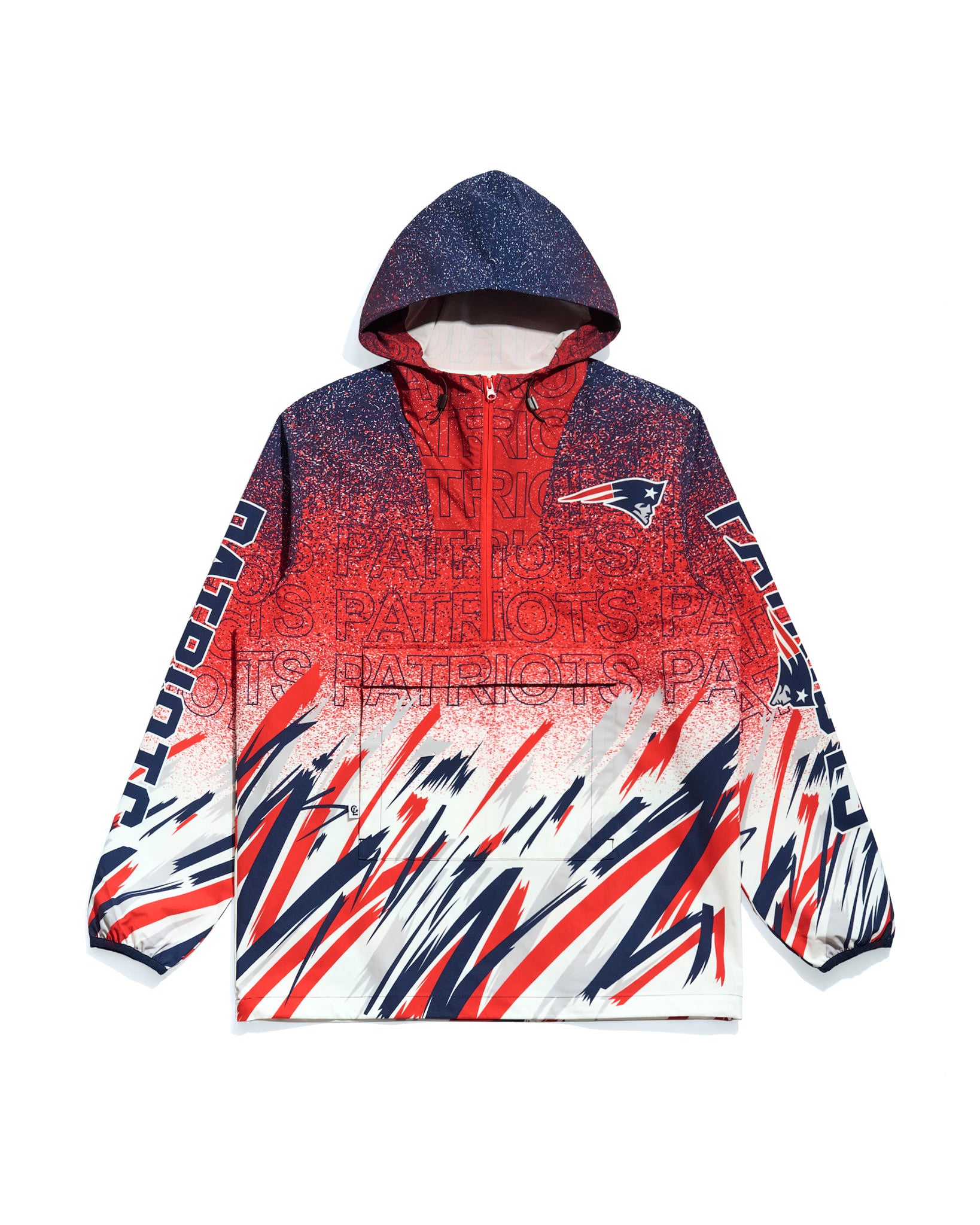 New England Patriots Sketch Anorak Jacket