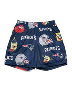 New England Patriots & SpongeBob SquarePants Retro Shorts