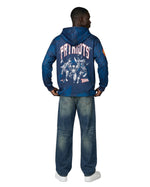 New England Patriots & X-Men Comic Zip Up Hoodie