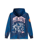 New England Patriots & X-Men Comic Zip Up Hoodie