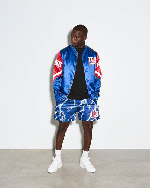 Kith for the NFL: Jaguars Satin Bomber Jacket - Black