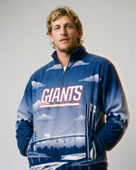 New York Giants Landscape Quarter Zip Microfleece Pullover