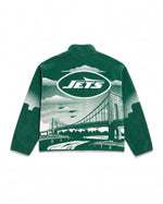 New York Jets Landscape Quarter Zip Microfleece Pullover