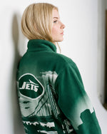 New York Jets Landscape Quarter Zip Microfleece Pullover