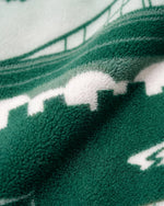 New York Jets Landscape Quarter Zip Microfleece Pullover