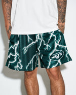 New York Jets Lightning Retro Shorts