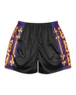 Oba Femi Black Retro Shorts