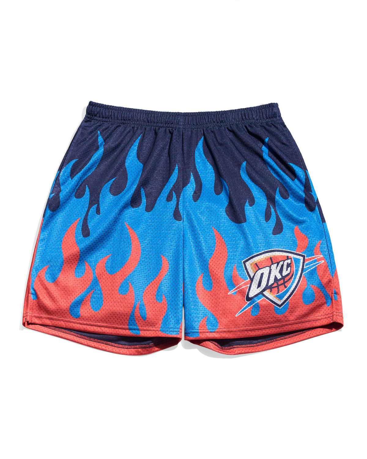 Oklahoma City Thunder Flame Shorts