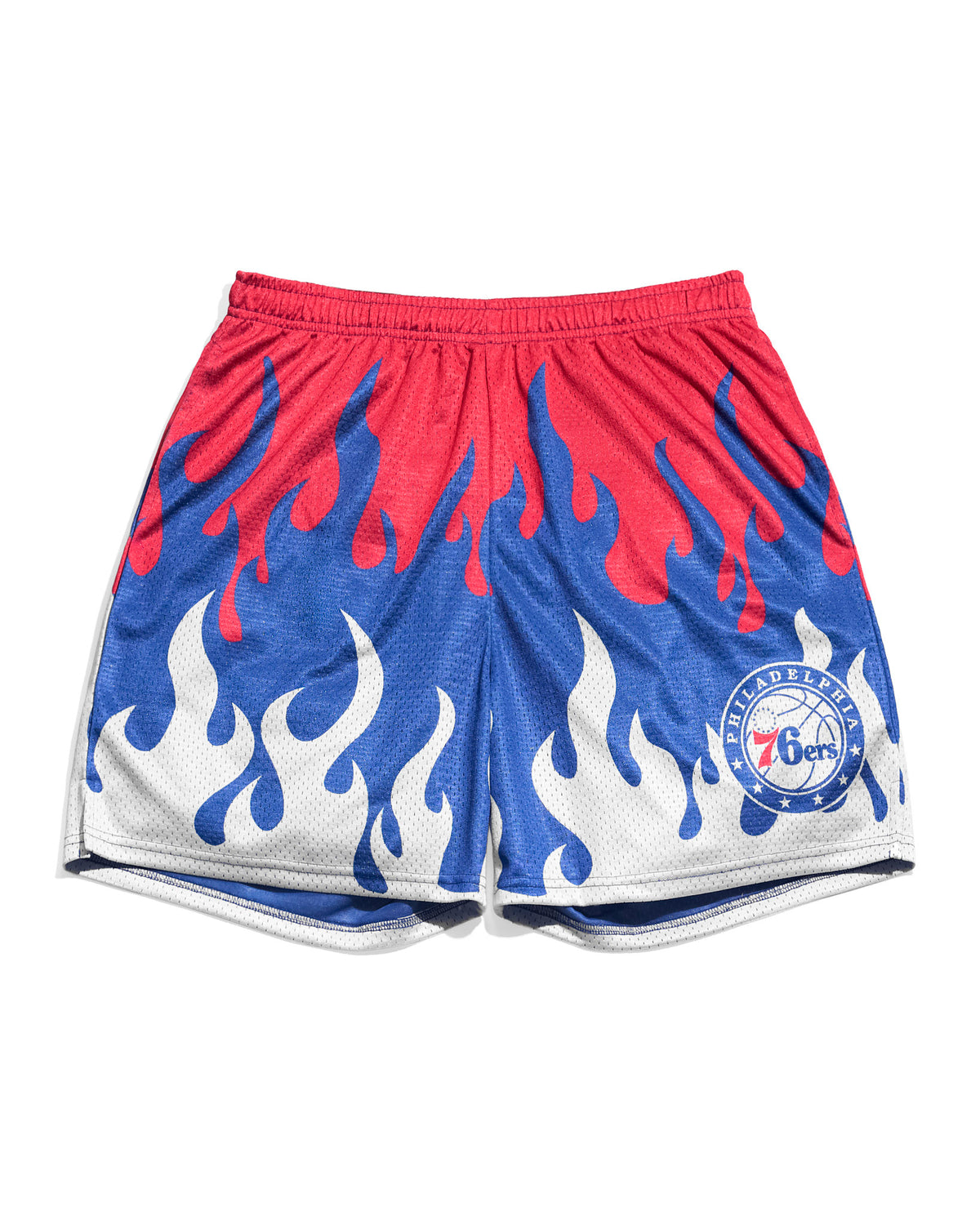Philadelphia 76ers Flame Shorts