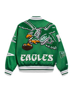 Philadelphia Eagles Kelly Green Satin Pennant Jacket