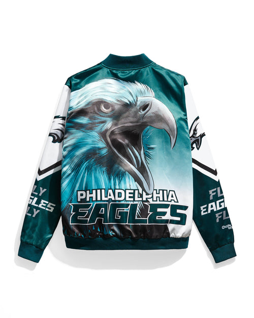 Philadelphia Eagles Fanimation Satin Jacket L