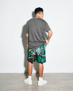 Philadelphia Eagles Kelly Green Big Logo Retro Shorts