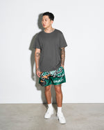 Philadelphia Eagles Kelly Green Big Logo Retro Shorts