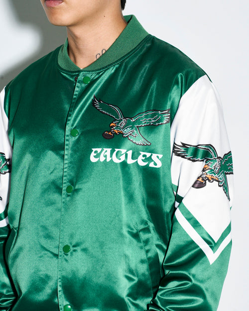 90s Vintage Starter Kelly Green Philadelphia Eagles NFL Jacket