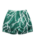 Philadelphia Eagles Kelly Green Lightning Retro Shorts