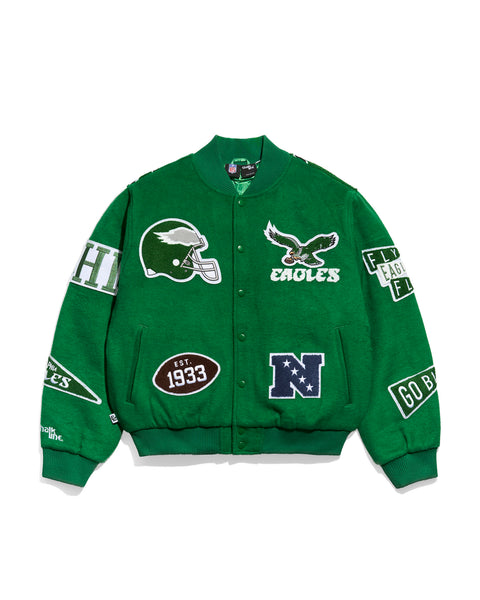 EAGLES ウォームアップジャケット 緑 Philadelphia Eagles Full-Zip Track Jacket