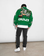 Philadelphia Eagles Kelly Green Pennant Varsity Jacket