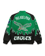 Philadelphia Eagles Kelly Green Premium Racing Jacket