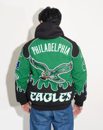 Philadelphia Eagles Kelly Green Premium Racing Jacket
