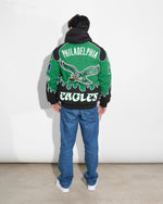Philadelphia Eagles Kelly Green Premium Racing Jacket