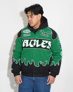 Philadelphia Eagles Kelly Green Premium Racing Jacket