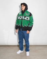 Philadelphia Eagles Kelly Green Premium Racing Jacket